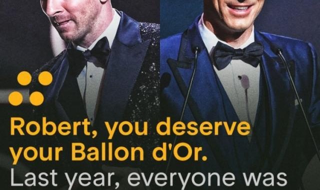 星空体育官方入口-莱万：梅西的话打动了我，C罗要比梅西付出更多努力