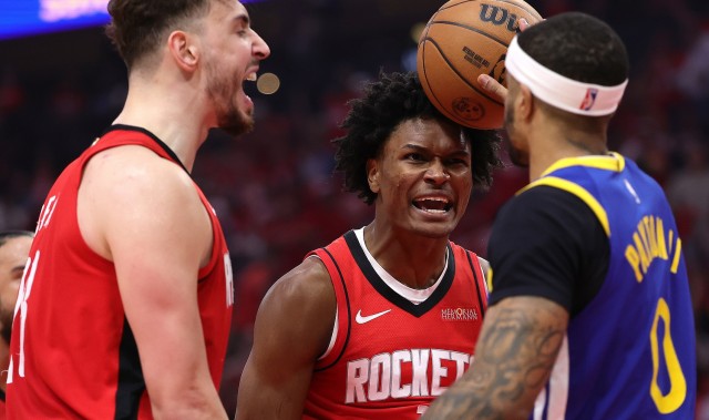 申京：阿门的天赋是上帝给的 有一次眼看他要拿三双结果脚踝扭了